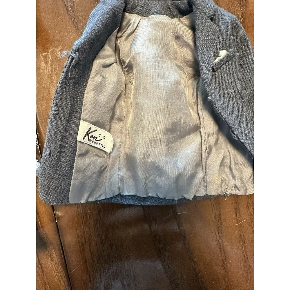 Vintage KEN Barbie Doll 1968 Mattel Hong Kong With Robe And Jacket - Picture 5 of 6